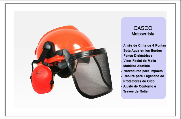 Seguridad | Proteccion | Casco Motosierra