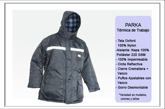 Ropa Termica | Parkas | Parka Trabajo