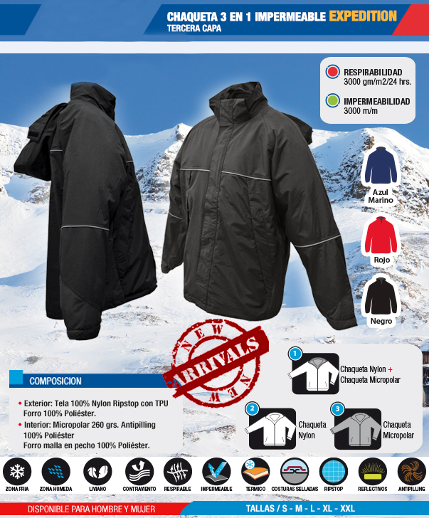 Ropa Termica | Parkas | Parka 3 en 1 2